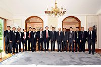 中大熱烈歡迎中國科學院代表團到訪。